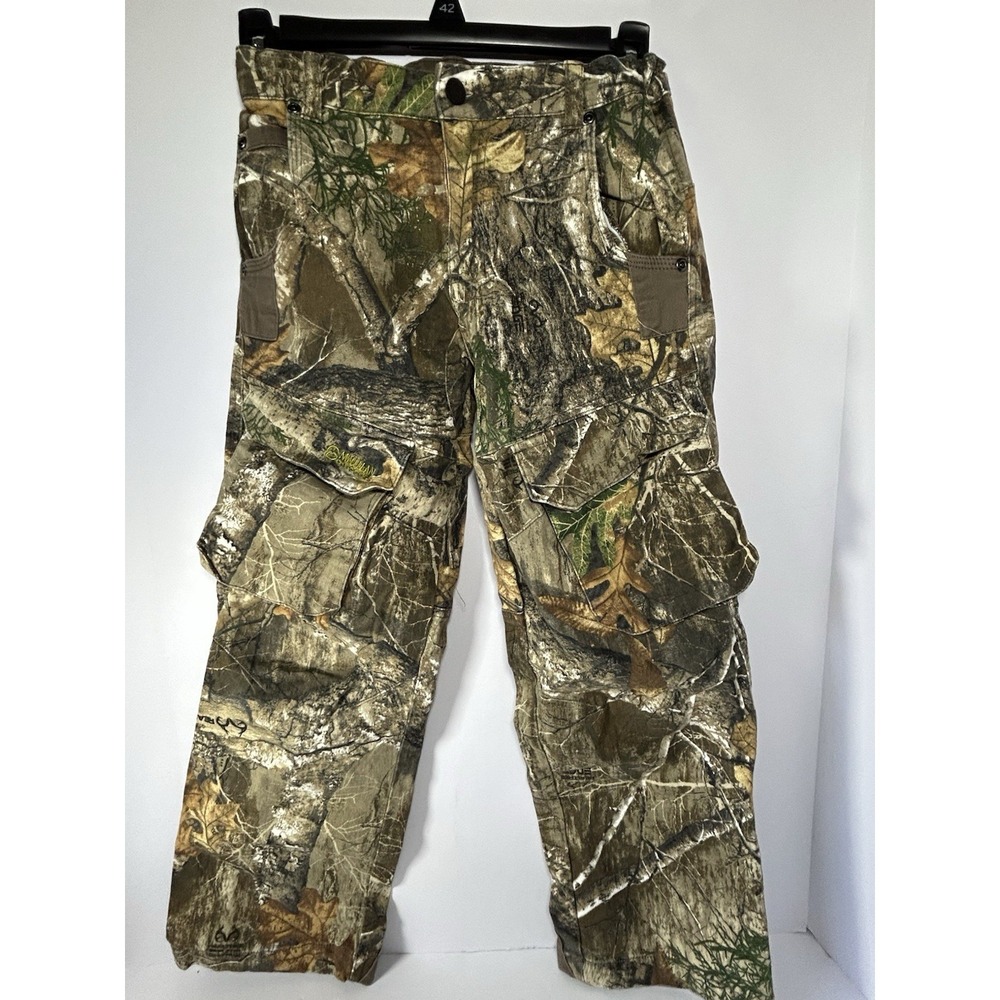 Magellan Outdoors Boys Size Small Real Tree Edge Camo Pocket Hunting Pants